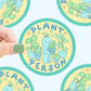 Plant Person, Plant Parent, Little Guys, Vinyl Sticker - Game On