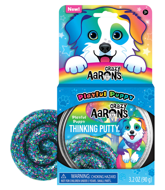 Playful Puppy 4" Thinking Putty - Game On