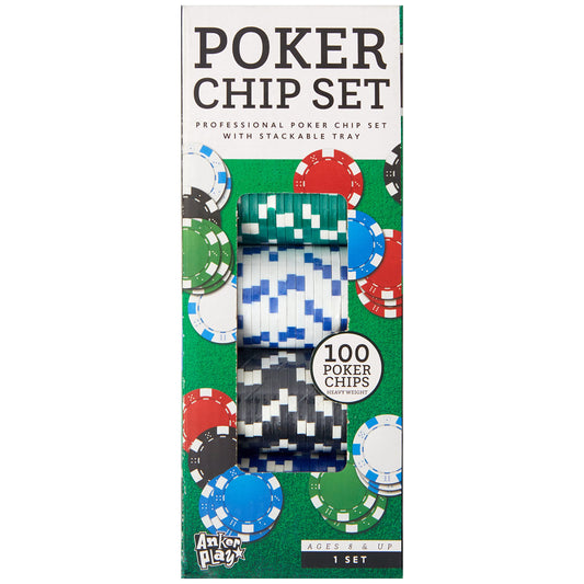 Poker Chip Set 100 pcs - Classic - Game On