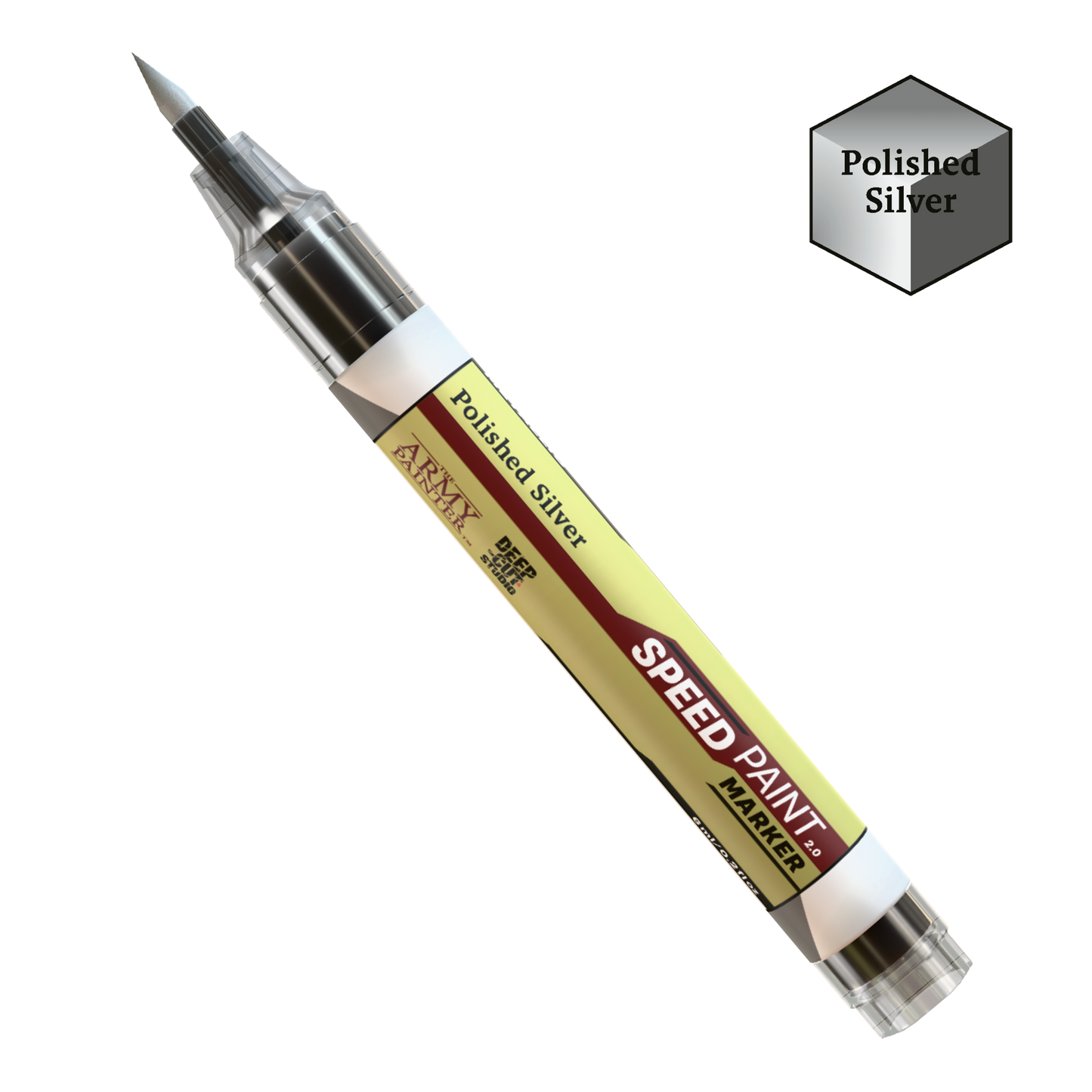 Polished Silver Marker - Game On