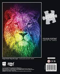 Polygon Portrait King of Jungle - Game On