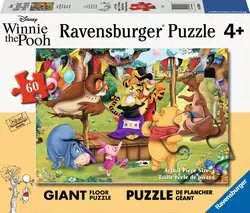 Pooh Magic Show 60 pc Floor Puzzle - Game On
