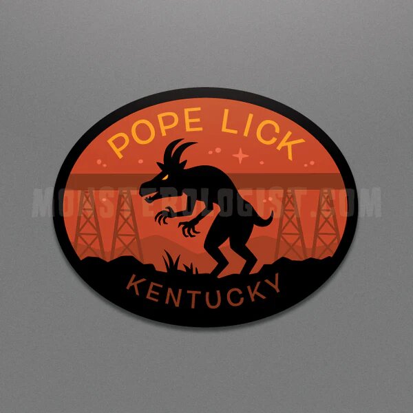 Pope Lick, Kentucky Travel Sticker - Game On
