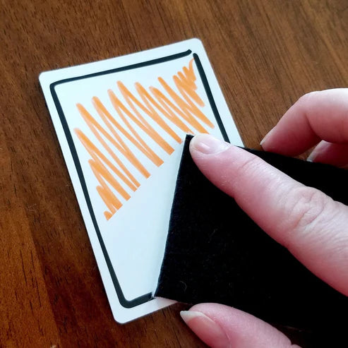 Portable Eraser - Dry Erase Cards - Game On