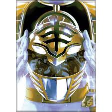 Power Rangers White Ranger Magnet - Game On