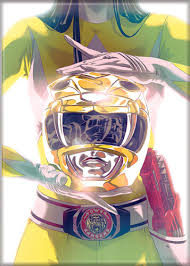 Power Rangers Yellow Ranger Magnet - Game On