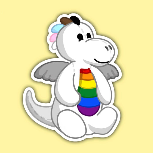 Pride Dragon Sticker - Game On