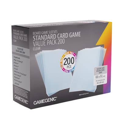 Prime Sleeves Standard Card Game - Size Value Pack 200 - Game On