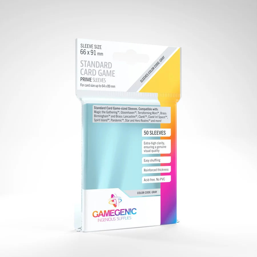 PRIME Sleeves: Standard Card Game (66 x 91 mm) - Game On