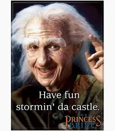 Princess Bride Have Fun Storming the Castle Magnet - Game On