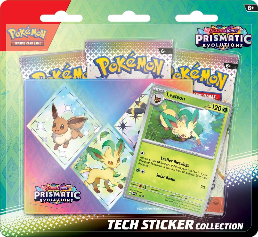 Prismatic Evolutions Tech Sticker Pack - Game On