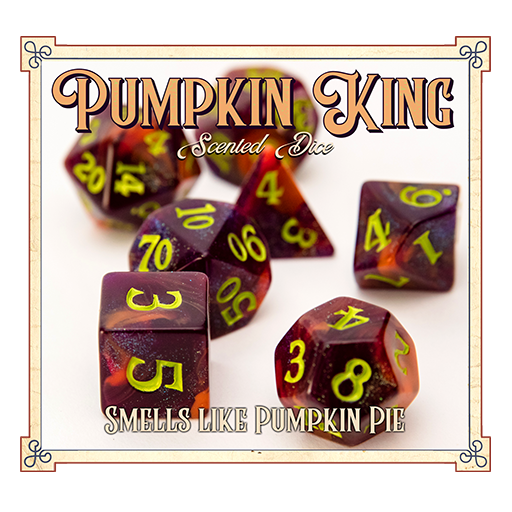 Pumpkin King Scented Dice - Game On