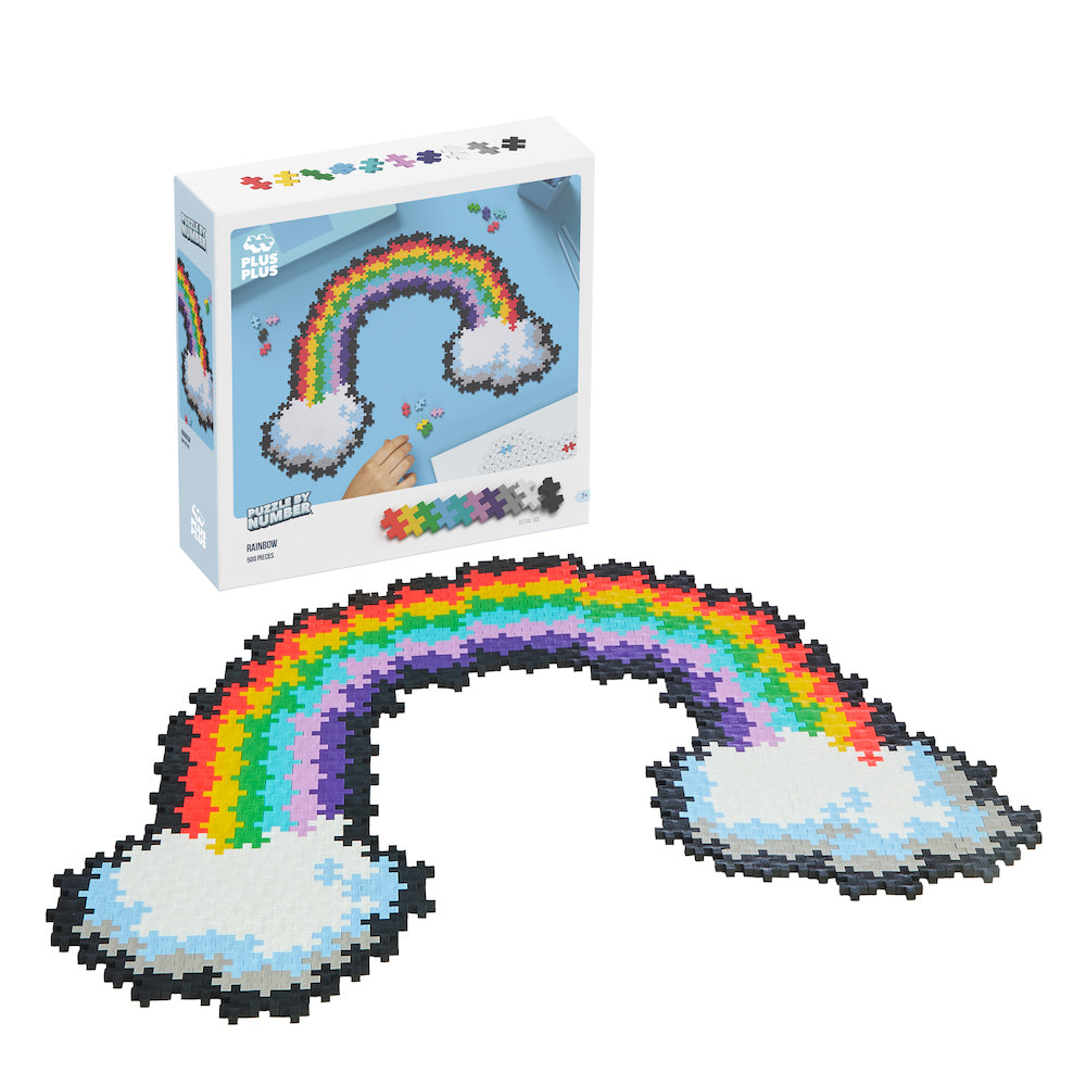 Puzzle by Number - 500 pc Rainbow - Game On