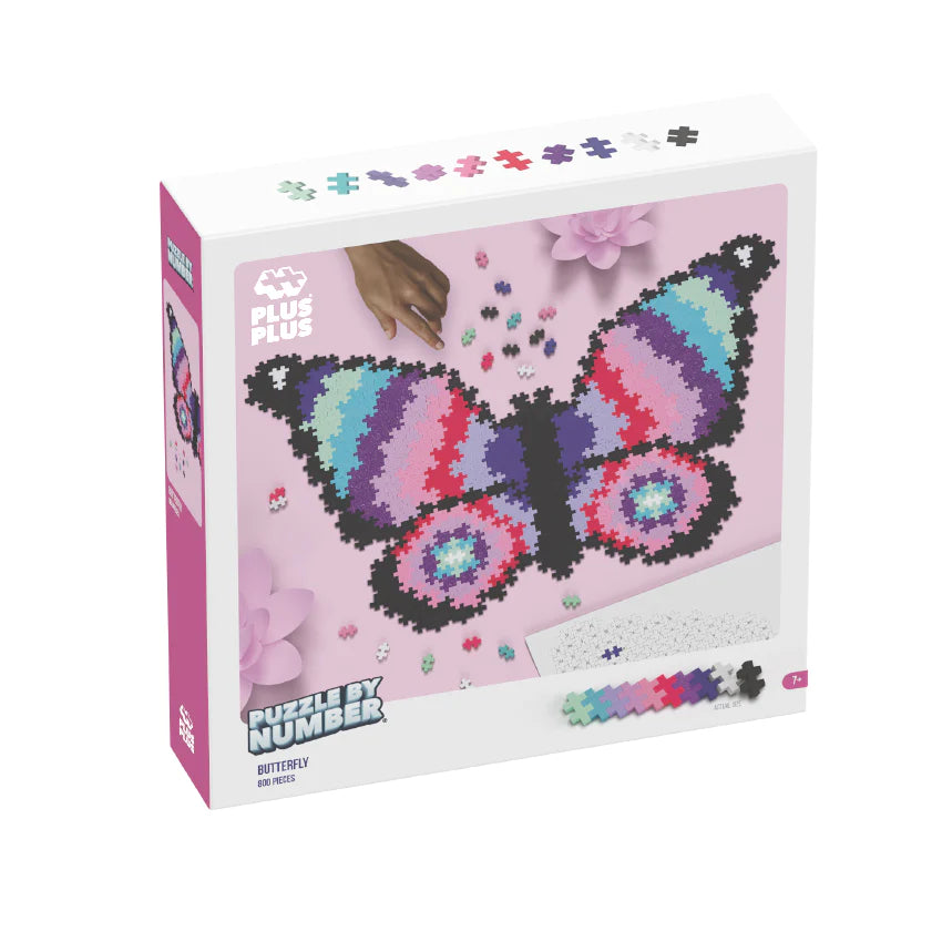 Puzzle by Number Butterfly 800 - Game On