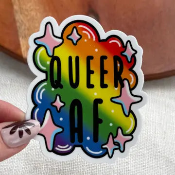 Queer AF Pride Sticker - Game On