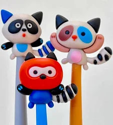 Raccoon Wiggle Gel Pen - Game On