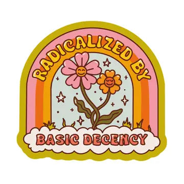 Radical Basic Decency Sticker - Game On