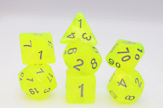 Radioactive Lemonade RPG Dice Set - Game On