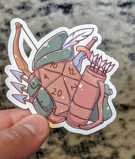 Ranger Adventure - Kit D20 Sticker - 2.5" - Game On