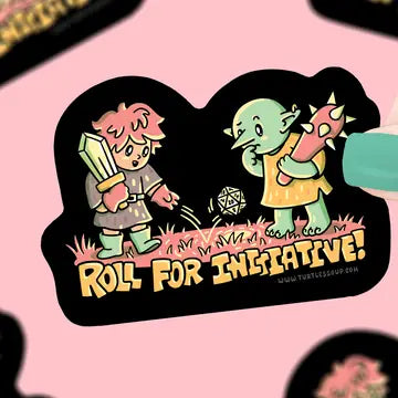 Roll For Initiative Sticker - Game On