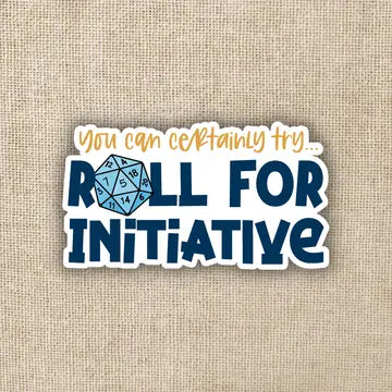 Roll for Initiative Sticker - Game On