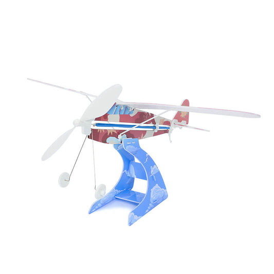 Rubber Band Airplane Science - High Wing - Game On
