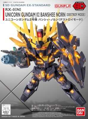 SD Gundam Ex-Standard Unicorn Gundam 02 Banshee Norn (Destroy Mode) - Game On
