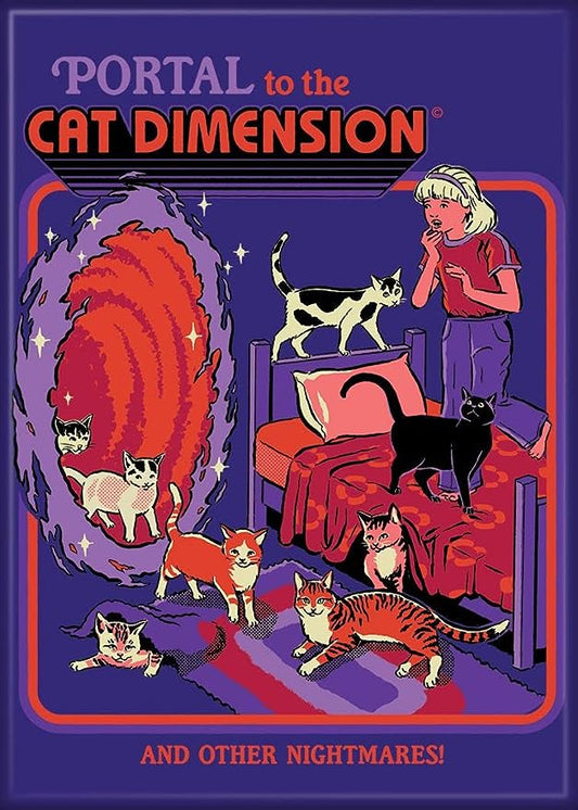 Steven Rhodes Portal to the Cat Dimension Magnet - Game On