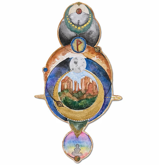 Sacred Sedone - 4" Die Cut - Game On