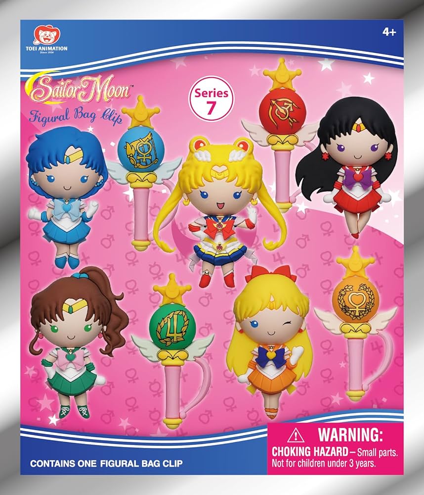 Sailor Moon 3D Foam Bag Clip Series 7 - Game On