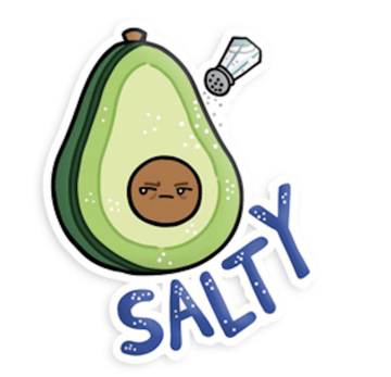 Salty AVO Sticker - Game On