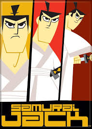 Samurai Jack Three Panels Magnet - Game On