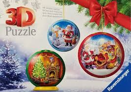 Santa Sleigh 3d Ornament - Game On