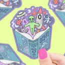 Sci-Fi Book Club Bookish Kitchen Vinyl Sticker - Game On