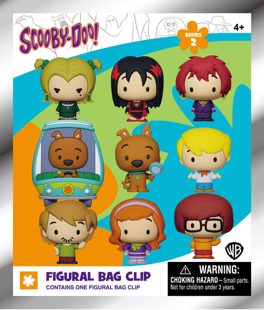Scooby Doo 3D Foam Bag Clip, Series 2 - Game On