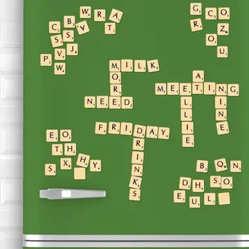 Scrabble Magnets - Game On