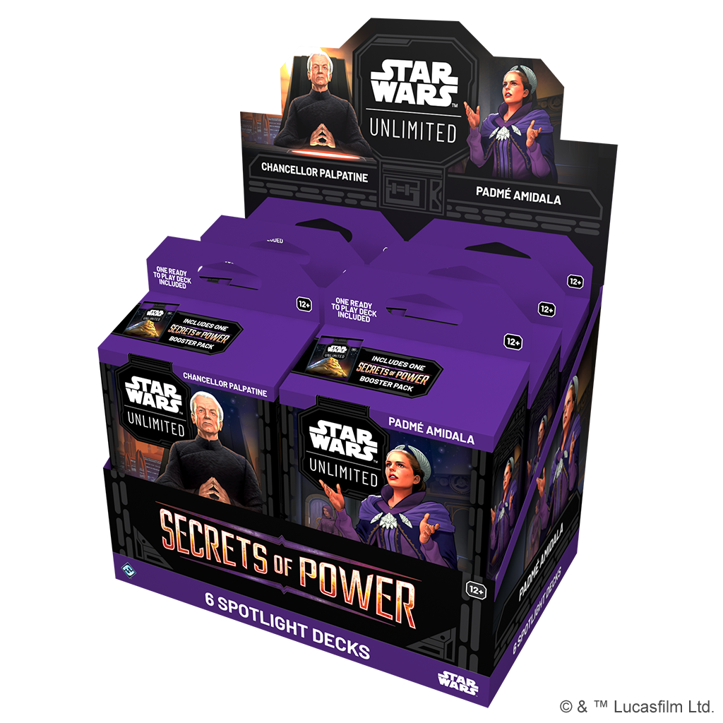 Secrets of Power Spotlight Deck Display - Game On