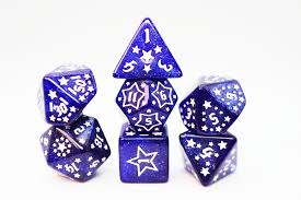 Shooting Stars: Cesium RPG Dice Set - Game On