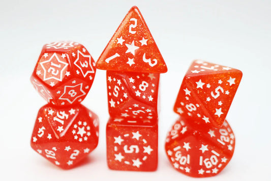Shooting Stars: Nitrogen RPG Dice Set - Game On