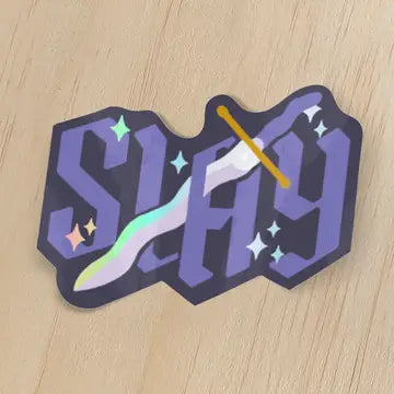 Slay Holographic Sticker - Game On