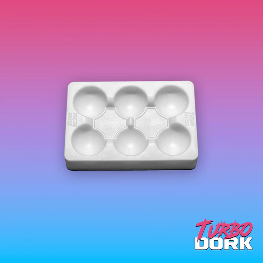 Small White Silicone Dry Palette - Game On