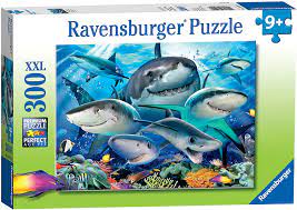 Smiling Sharks 300pc Puzzle - Game On