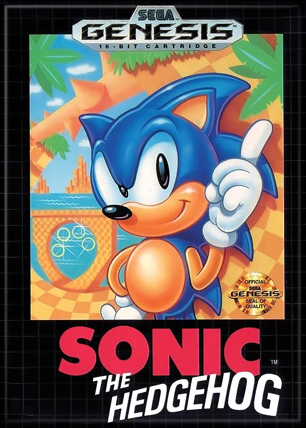 Sonic 16 Bit Cartridge Magnet - Game On
