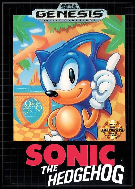 Sonic 16 Bit Cartridge Magnet - Game On