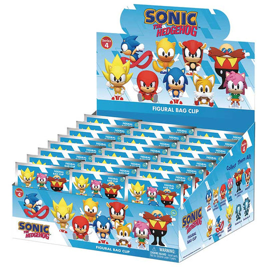 Sonic 3D Foam Bag Clip, Series 4 - Game On