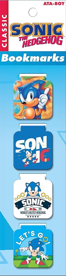 Sonic Magnetic Bookmark Set - Game On