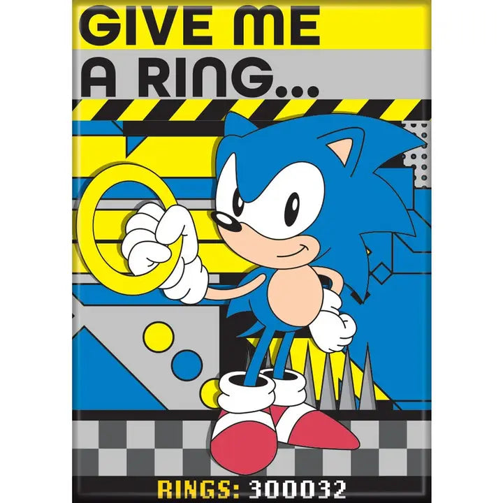 Sonic Give me a Ring Magnet - Game On