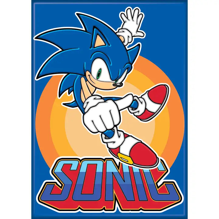 Sonic On Blue Magnet - Game On