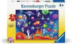Space Aliens 60 pc Puzzle - Game On