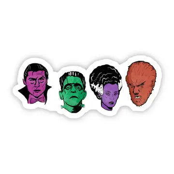 Spooky Monsters Halloween Sticker - Game On